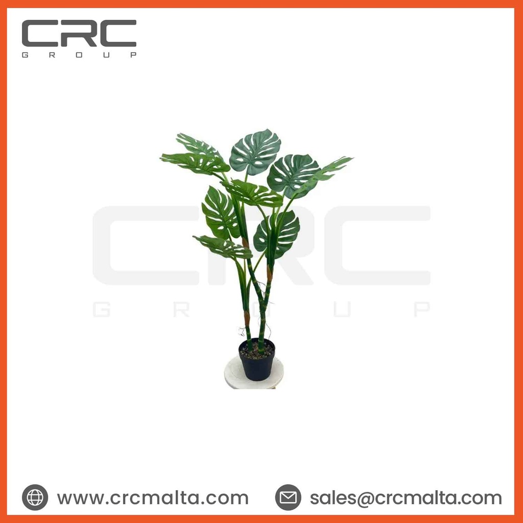 CRC Green Artificial Plant and Tree Monstera