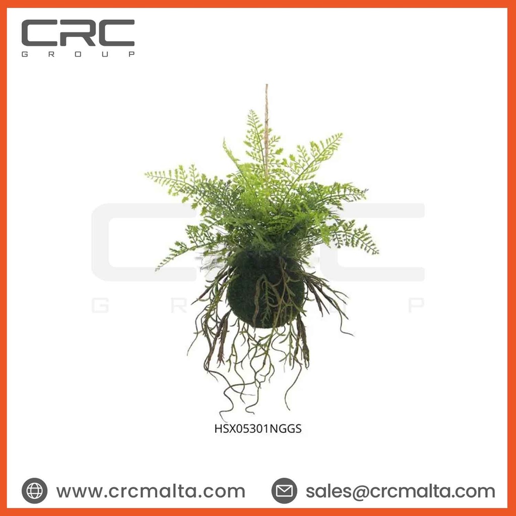 CRC Fake Hanging Ferns