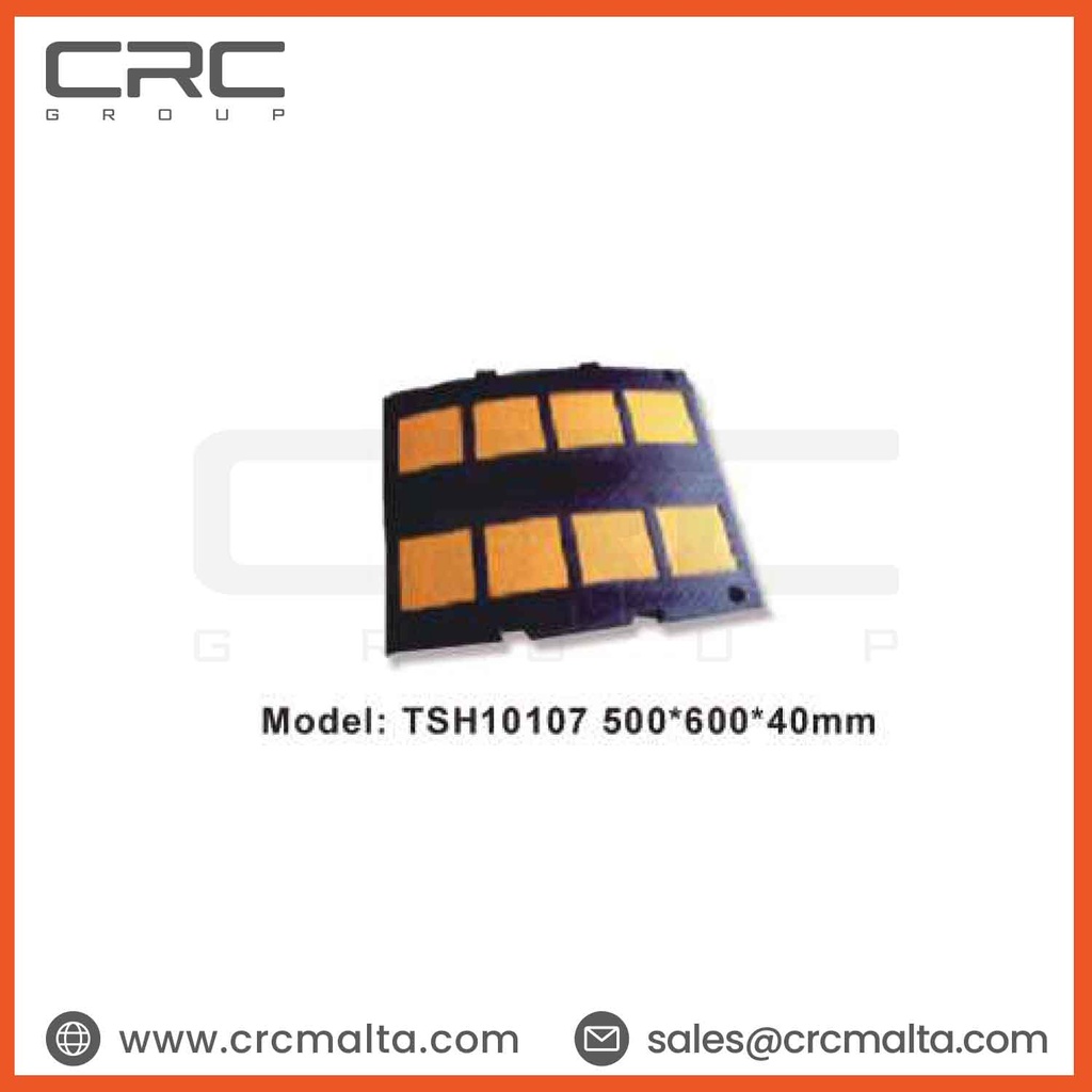 CRC Rubber Speed Bumps 1000×380×50mm