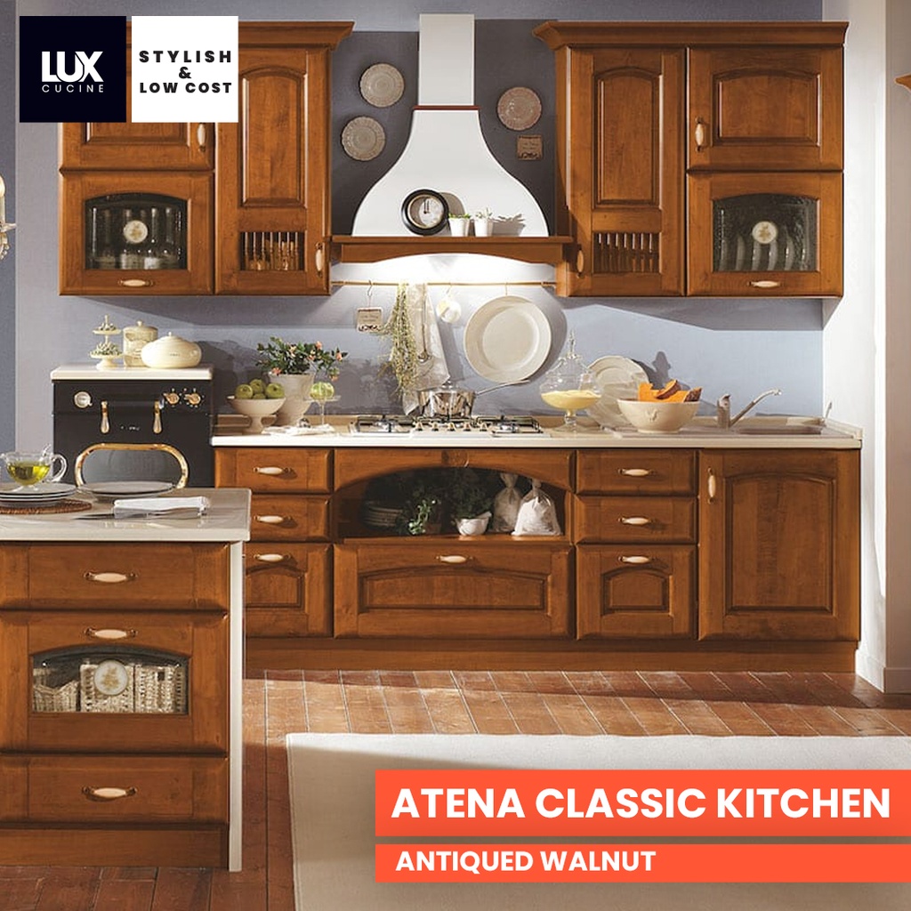 CRC ATENA Antiqued Walnut Classic Kitchen