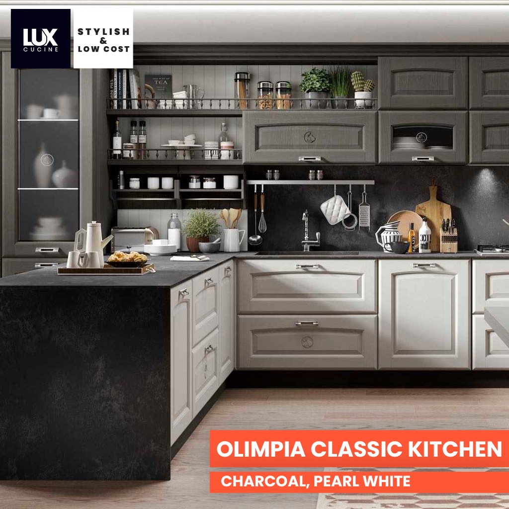 CRC OLIMPIA Classic Kitchen Cusine Charcoal