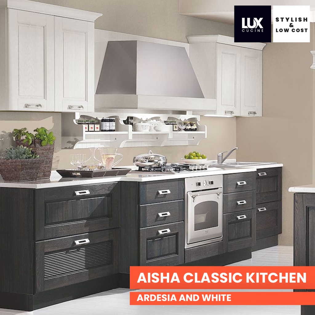 CRC AISHA Classic Kitchen Ardesia and White