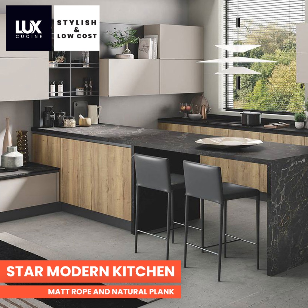 CRC STAR Modern Kitchen in Matt Finish Malta