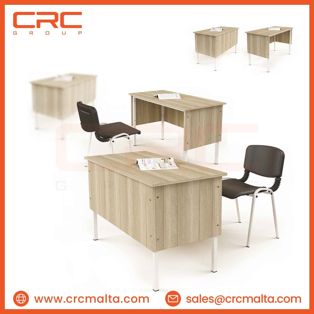 CRC Nil Wooden Paneled Teacher Desk