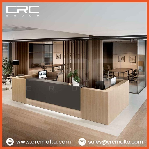 CRC Reception Desk Quad Z2