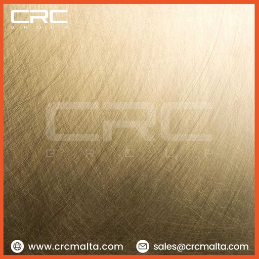 CRC Brushed Brass Steel Floor Covering