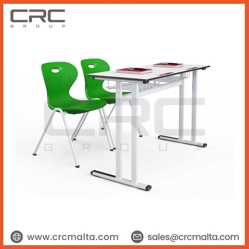 CRC Galaxy double compact desk top school desk D01-22113